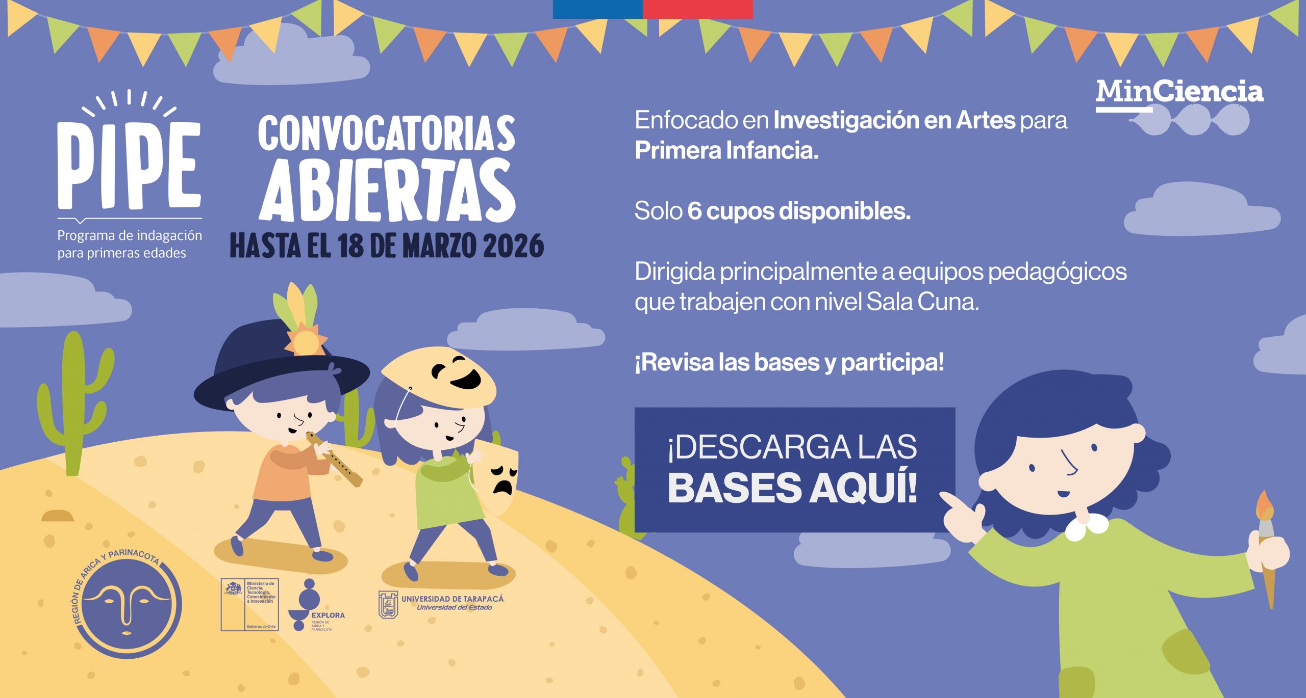 Convocatoria 2026 – Programa de Indagación para Primeras Edades (PIPE)