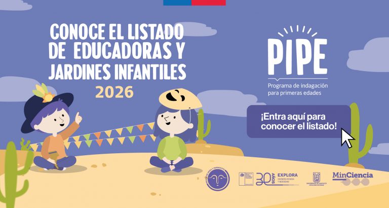 Conoce a los equipos pedagógicos que serán parte del Programa de Indagación para Primeras Edades PIPE 2026 ✨