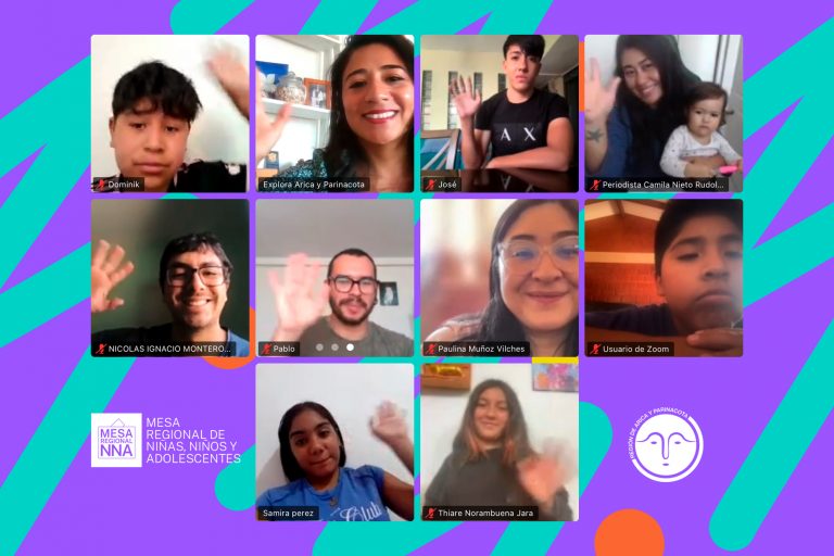 Primera reunión de la Mesa Regional de Niños, Niñas y Adolescentes fortalece la participación estudiantil en Explora Arica y Parinacota