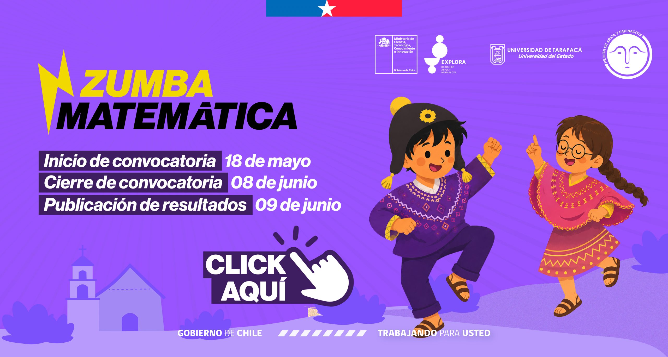 Postula a Zumba Matemática 2026!