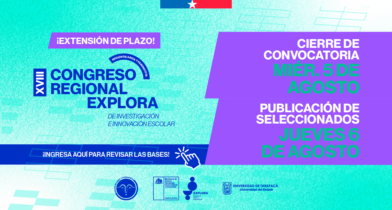 POSTULA AL XVIII CONGRESO REGIONAL EXPLORA 2026