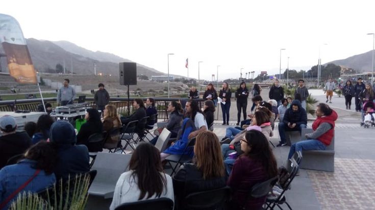 Intervención urbana en Parque Kaukari Minvu, inauguración de la SNCYT.