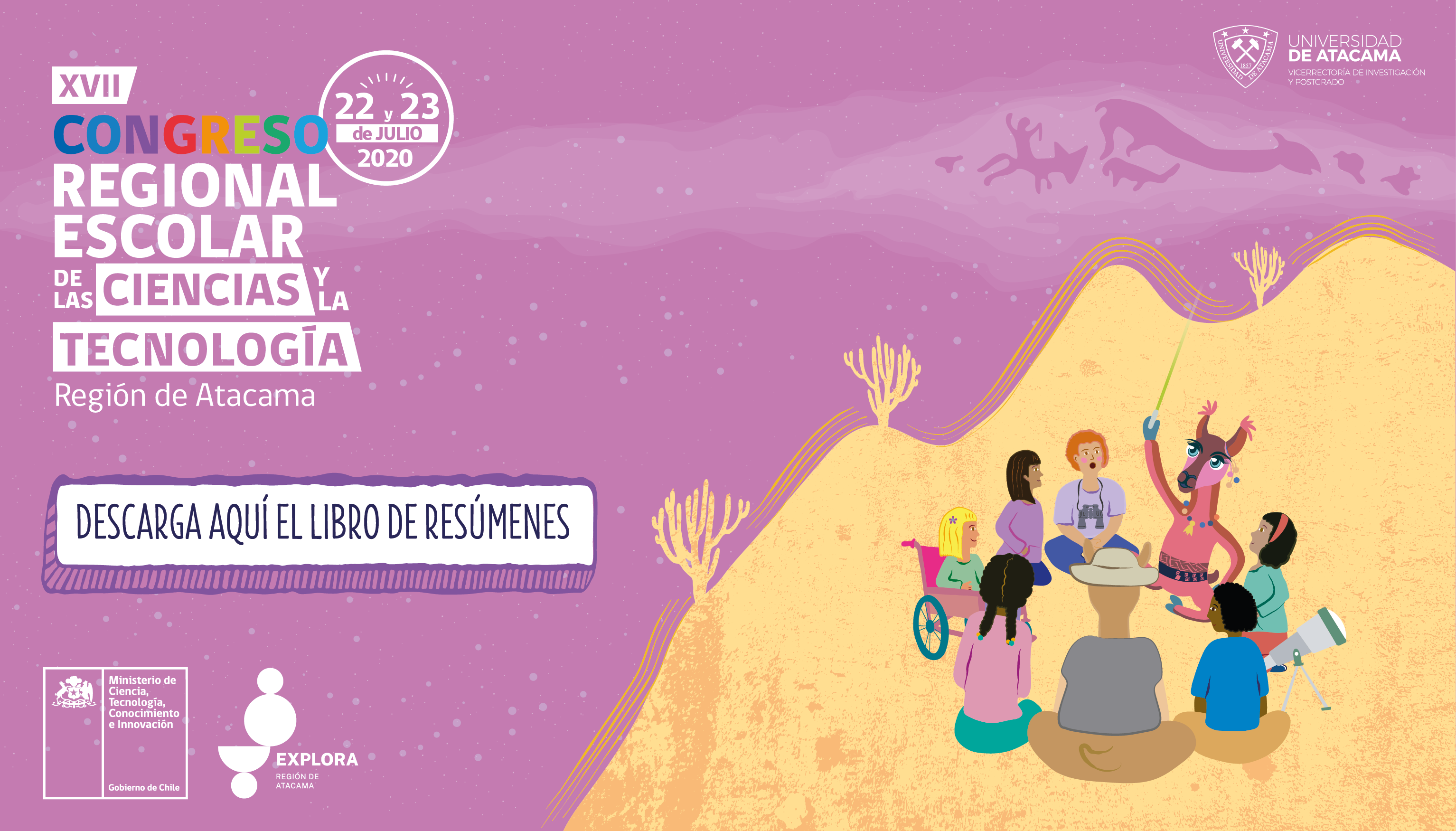 Encuentra aquí el PDF del libro resúmenes del XVII Congreso Regional de Ciencias y Tecnología Explora de Atacama