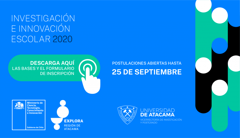 Ya están disponibles las bases para ser parte del proceso de Investigación e Innovación Escolar 2020