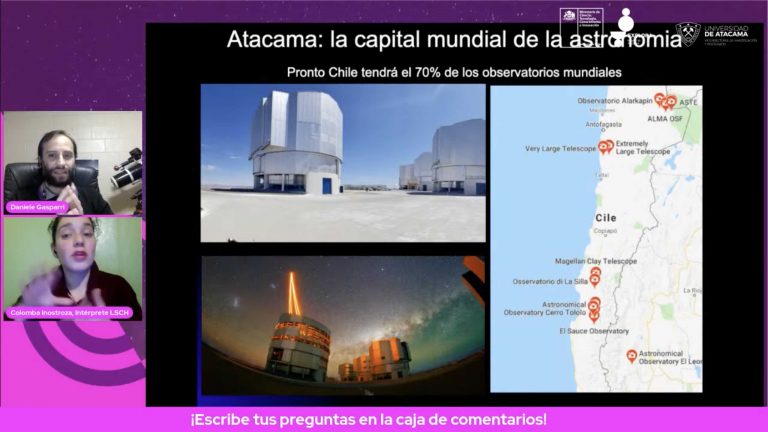 Astrónomo italiano que se vino a vivir a Atacama por sus cielos, dio inicio a ciclo de charlas Ciencia Abierta