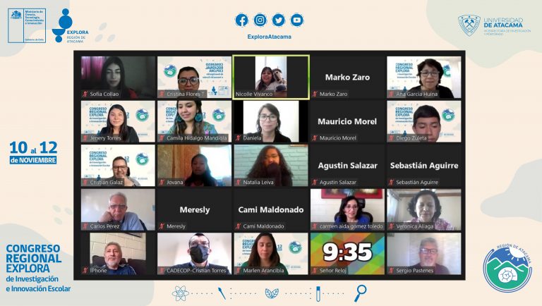 Estudiantes presentaron innovadores proyectos en el Congreso Regional Escolar Explora 2021