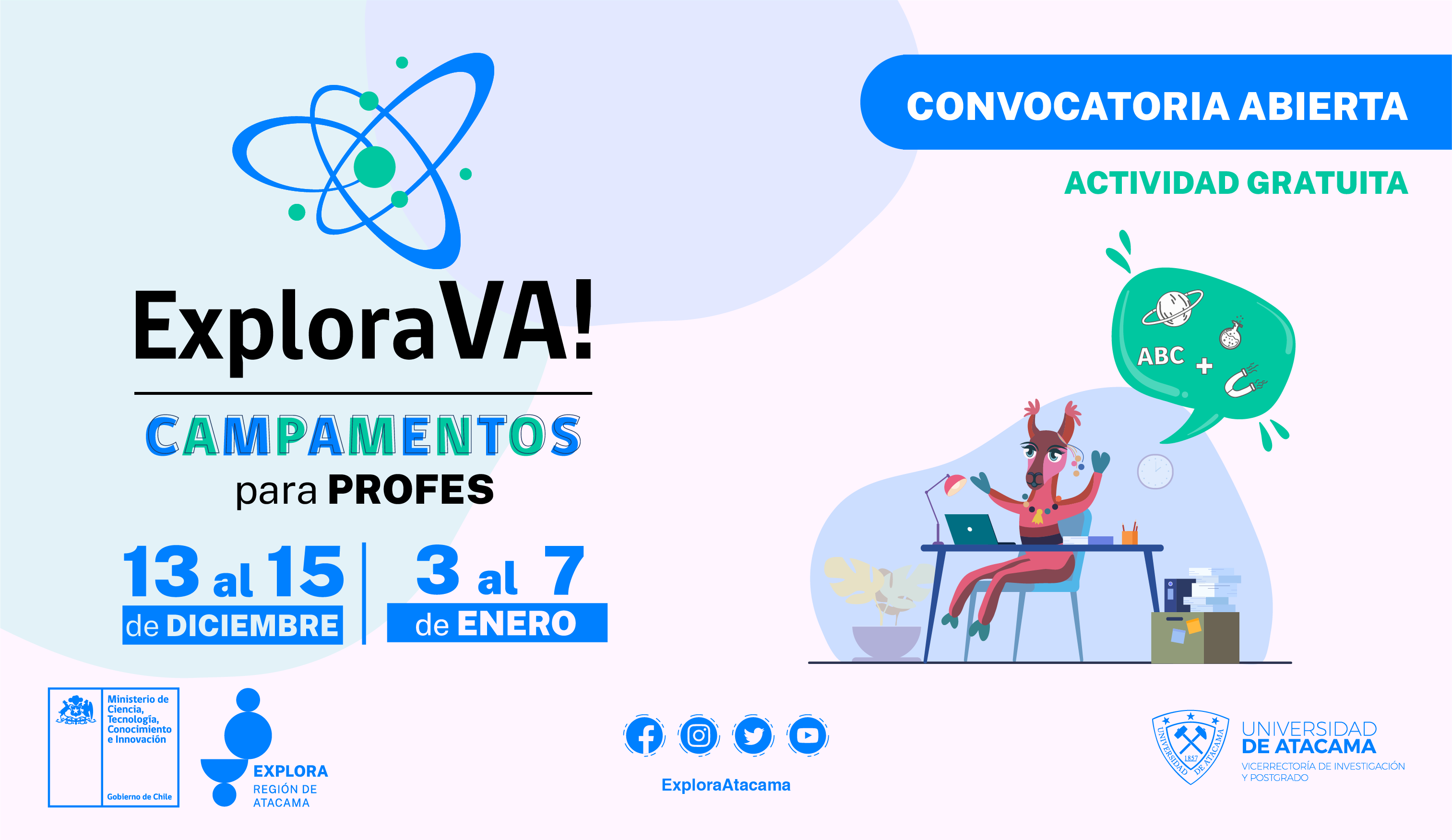 ¡Súmate al Campamento para profes Explora Va 2021!