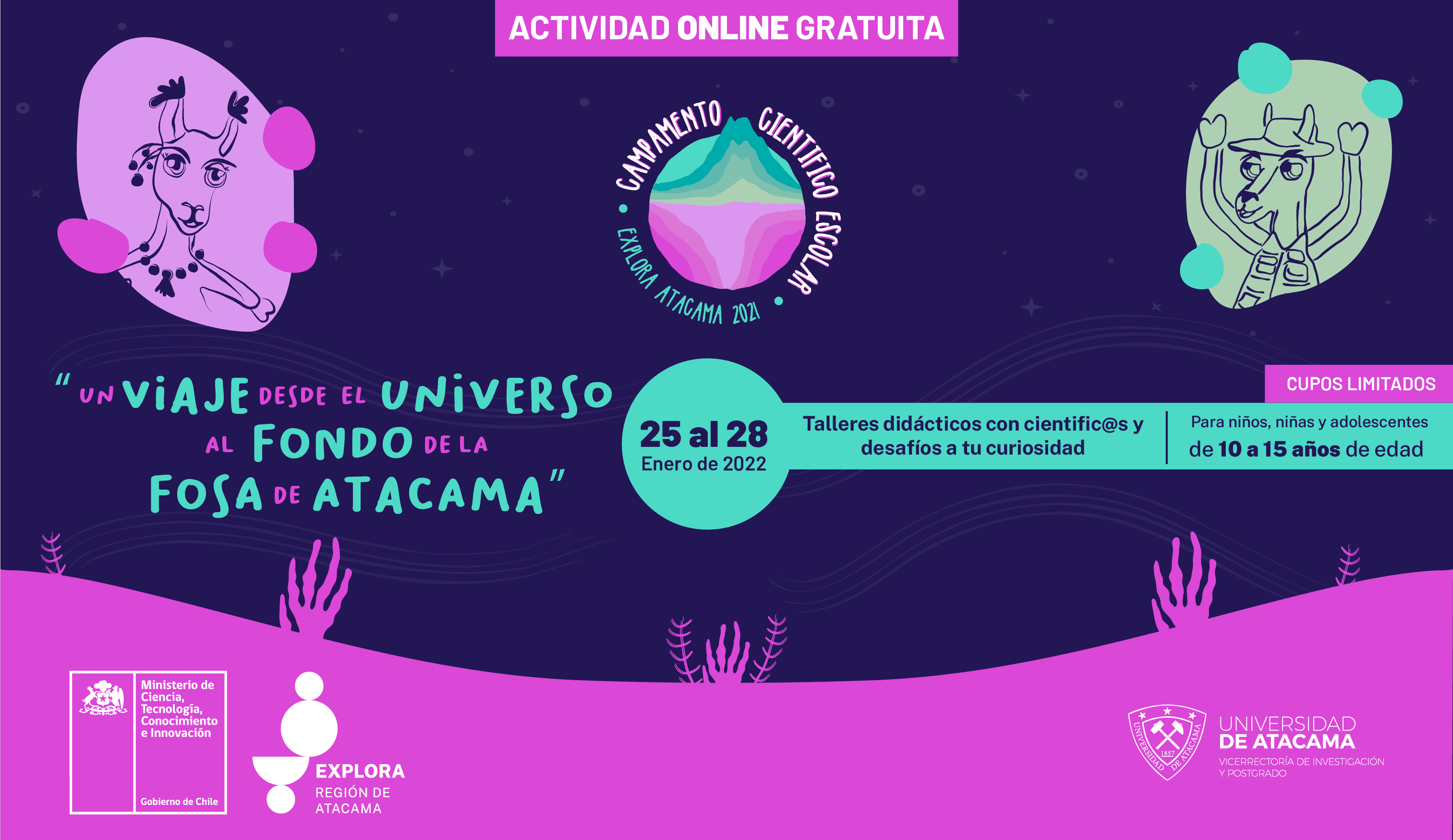 ¡Te invitamos al Campamento Científico Escolar! Inscripciones aquí