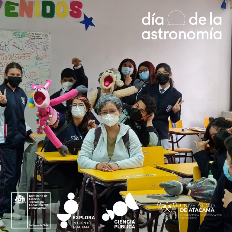 Estudiantes del Liceo Bicentenario Mercedes Fritis de Copiapó celebraron el Día de la Astronomía con charla dictada por destacada investigadora de la UDA