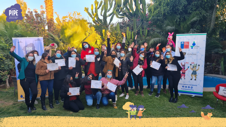 Con gran entusiasmo equipos de educación parvularia participaron en la jornada inicial de capacitación PIPE 2022