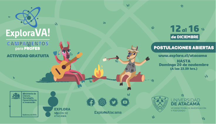 Postula al Campamento para Profes Explora Va!