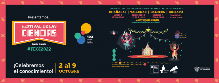¡Revisa el programa del Festival de las Ciencias 2022!