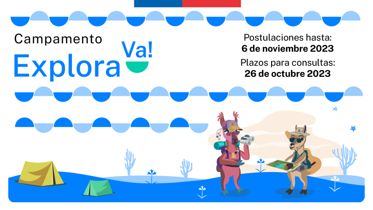 Inscríbete para ser parte del Campamento Explora Va! 2023