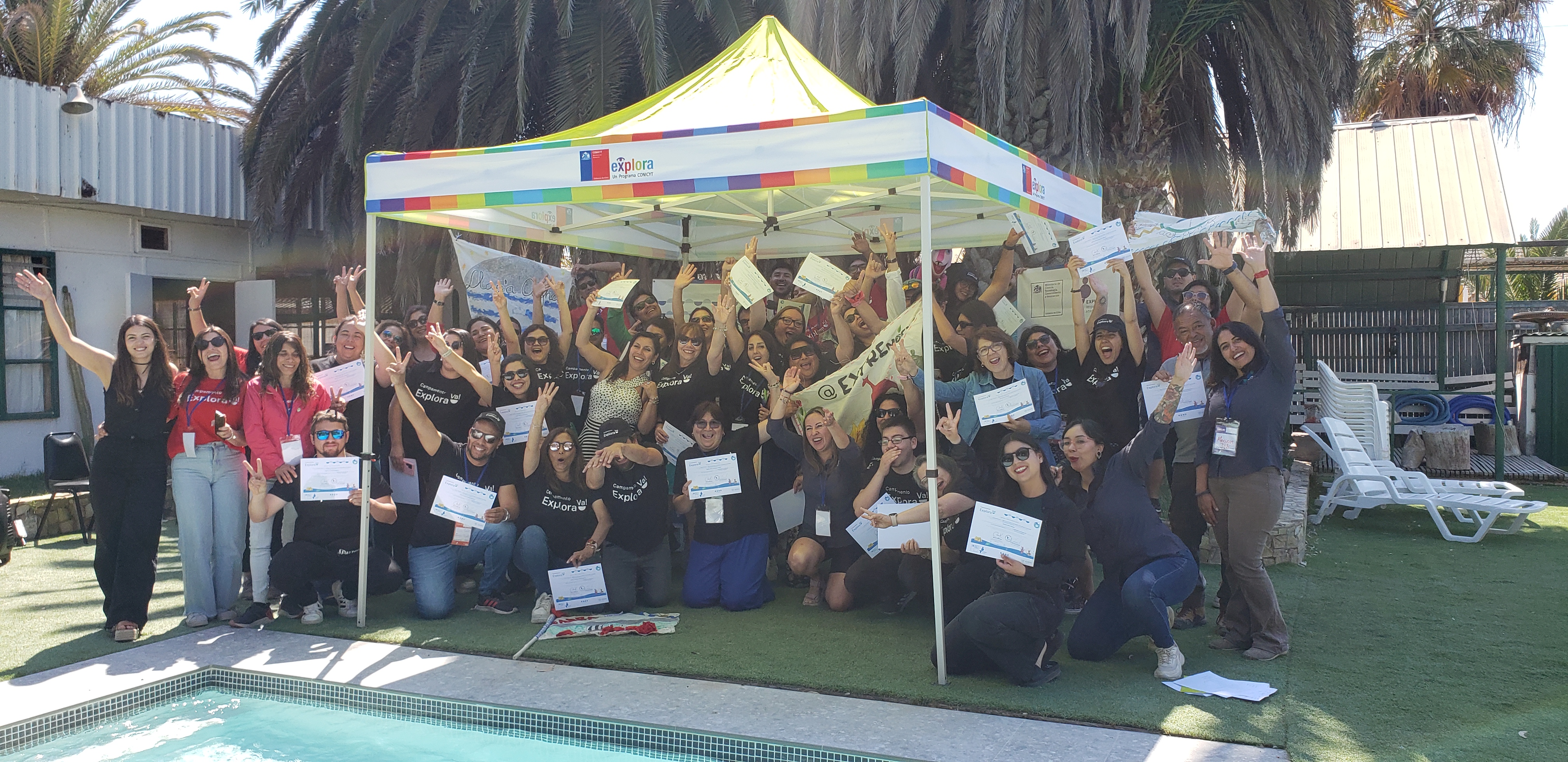 Docentes vivieron una semana cargada de aprendizajes y conocimiento ligado a las ciencias