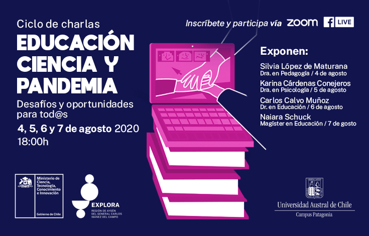 Ciclo de charlas sobre educación, ciencia y pandemia para toda la comunidad