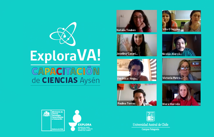 Capacitación virtual Explora VA! inicia con más de cuarenta docentes inscritos de toda la región de Aysén