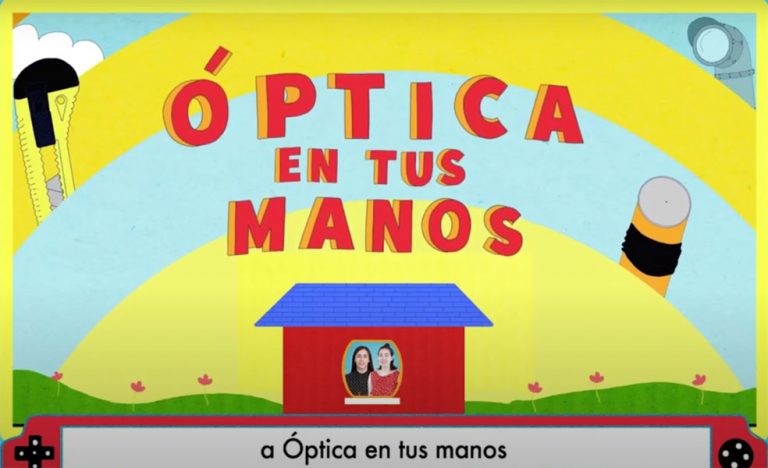 “Óptica en tus manos” el nuevo proyecto de educación en línea para niños y niñas