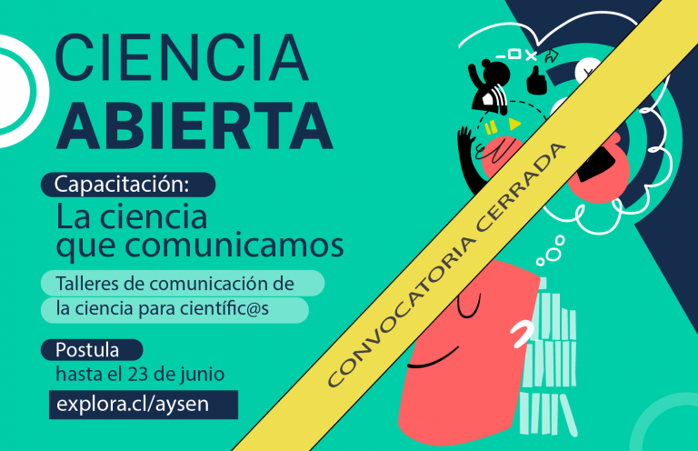 PAR Explora Aysén inicia proceso de convocatoria para capacitación en comunicación de la ciencia.