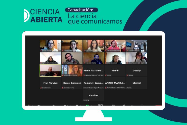Científicos/as y especialistas en divulgación se capacitan en comunicación de la ciencia.