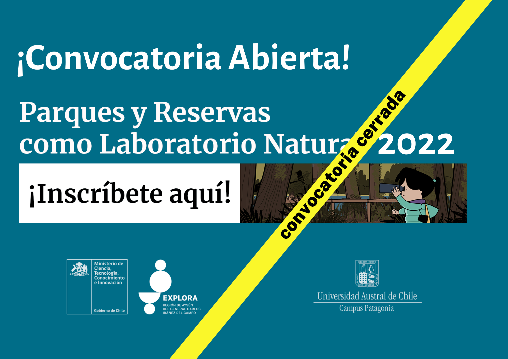 Parques y Reservas como Laboratorio Natural inicia proceso de convocatoria 2022