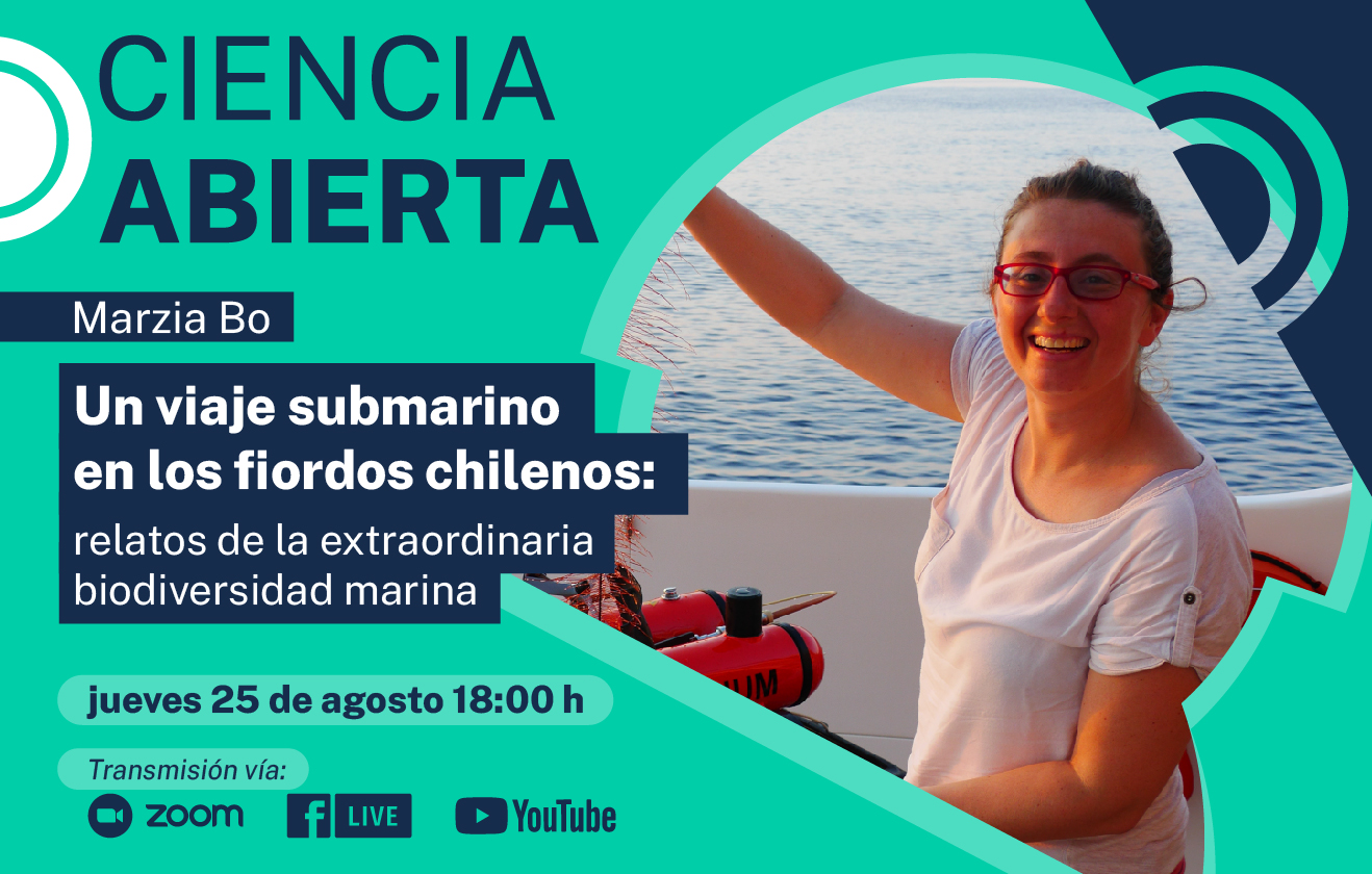 Charla: “Un viaje submarino en los fiordos chilenos: relatos de la extraordinaria biodiversidad marina”