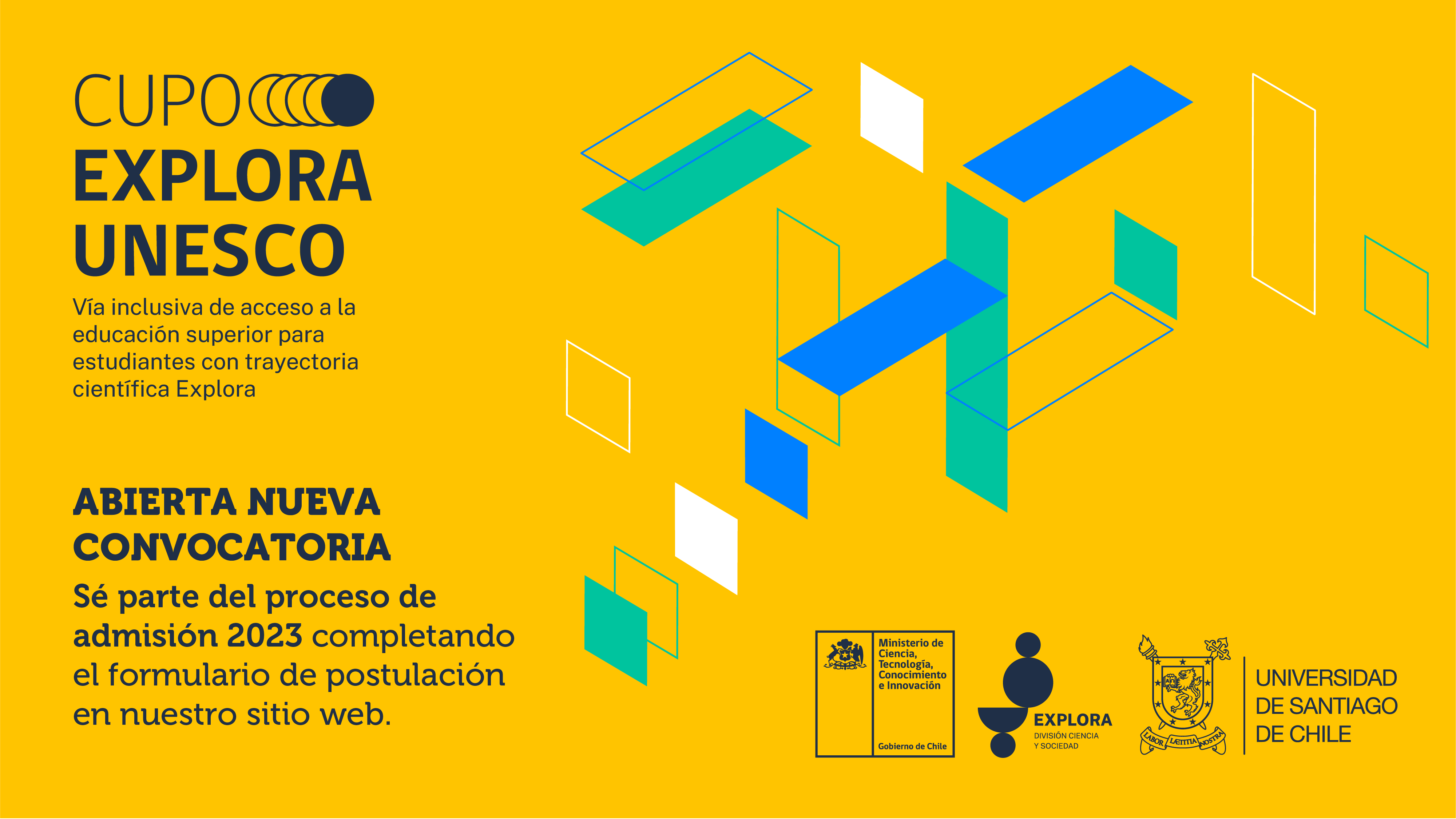 Convocatoria abierta: Cupo Explora 2023
