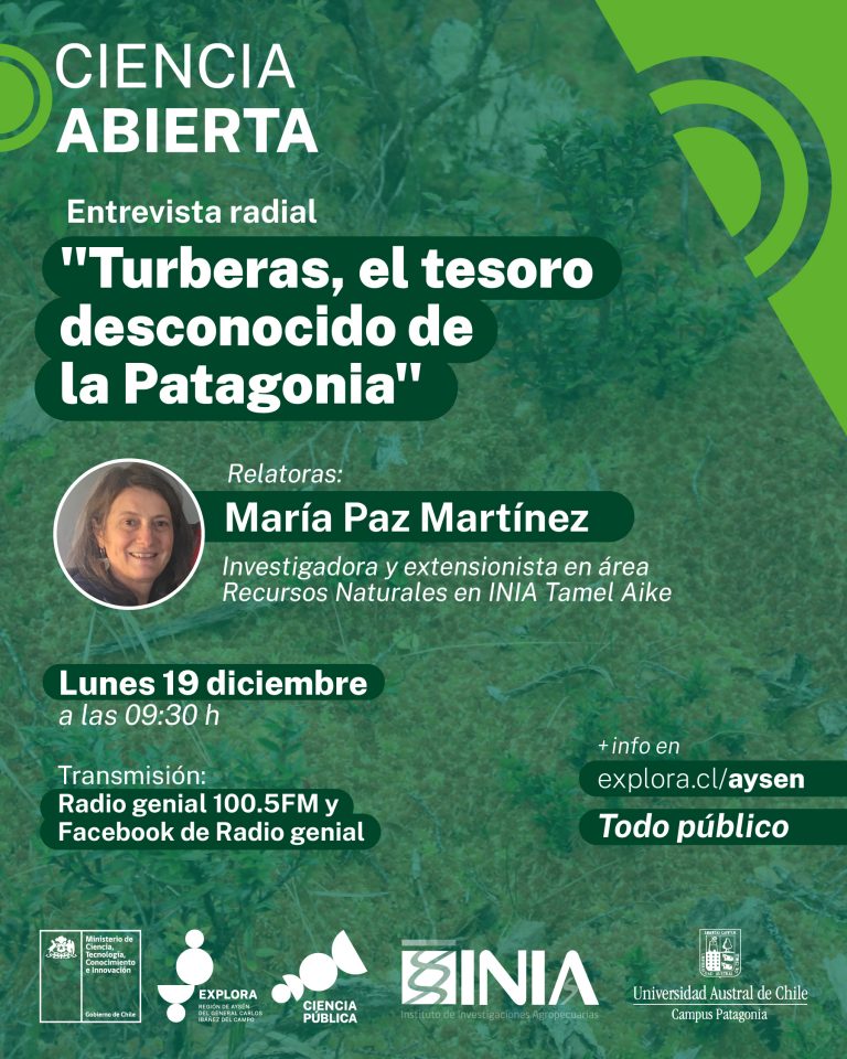 Entrevistas #CienciaAbierta “Turberas, el tesoro desconocido de la Patagonia”