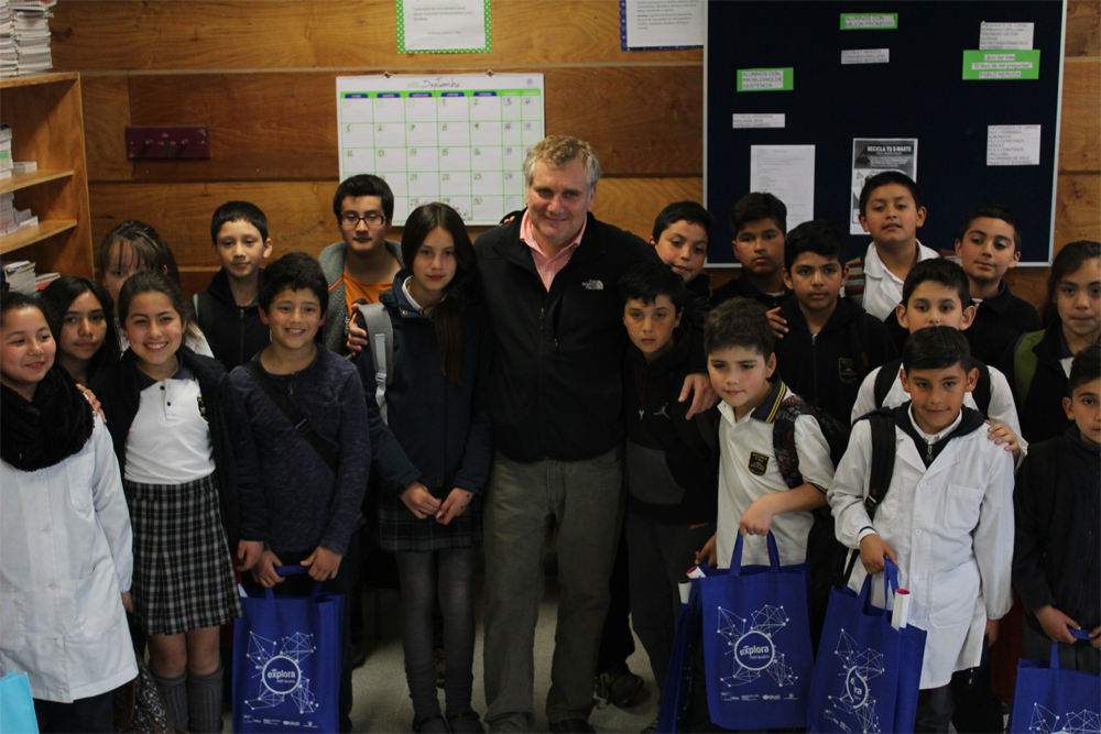 Escuela de San Pedro de la Paz recibe las primeras charlas de 1000C1000A
