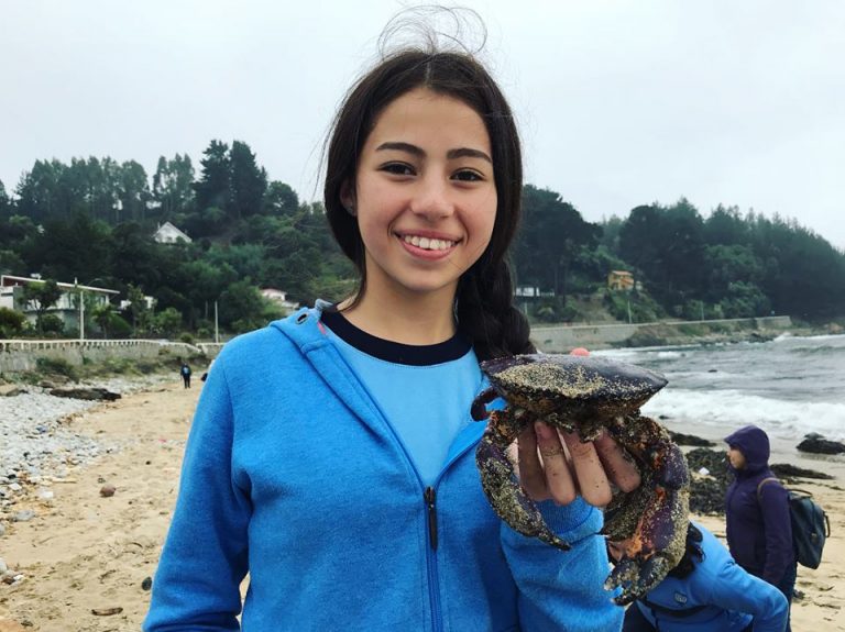 Estudiantes de Laja hicieron recorrido costero junto al equipo de COPAS Sur-Austral