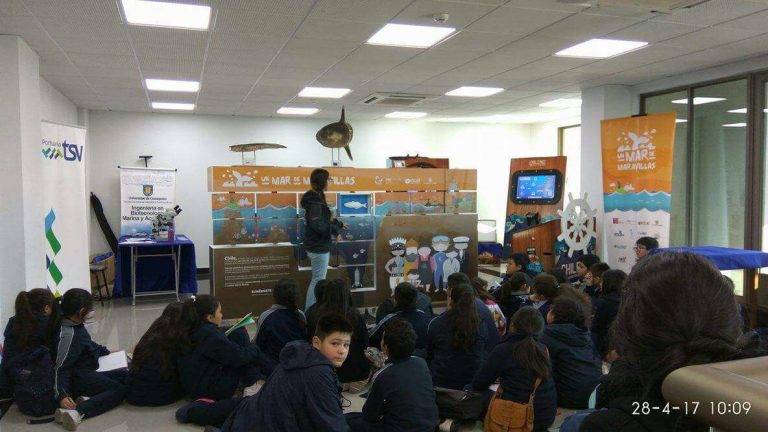 Talcahuano fue la primera comuna en recibir la muestra "Un Mar de Maravillas"