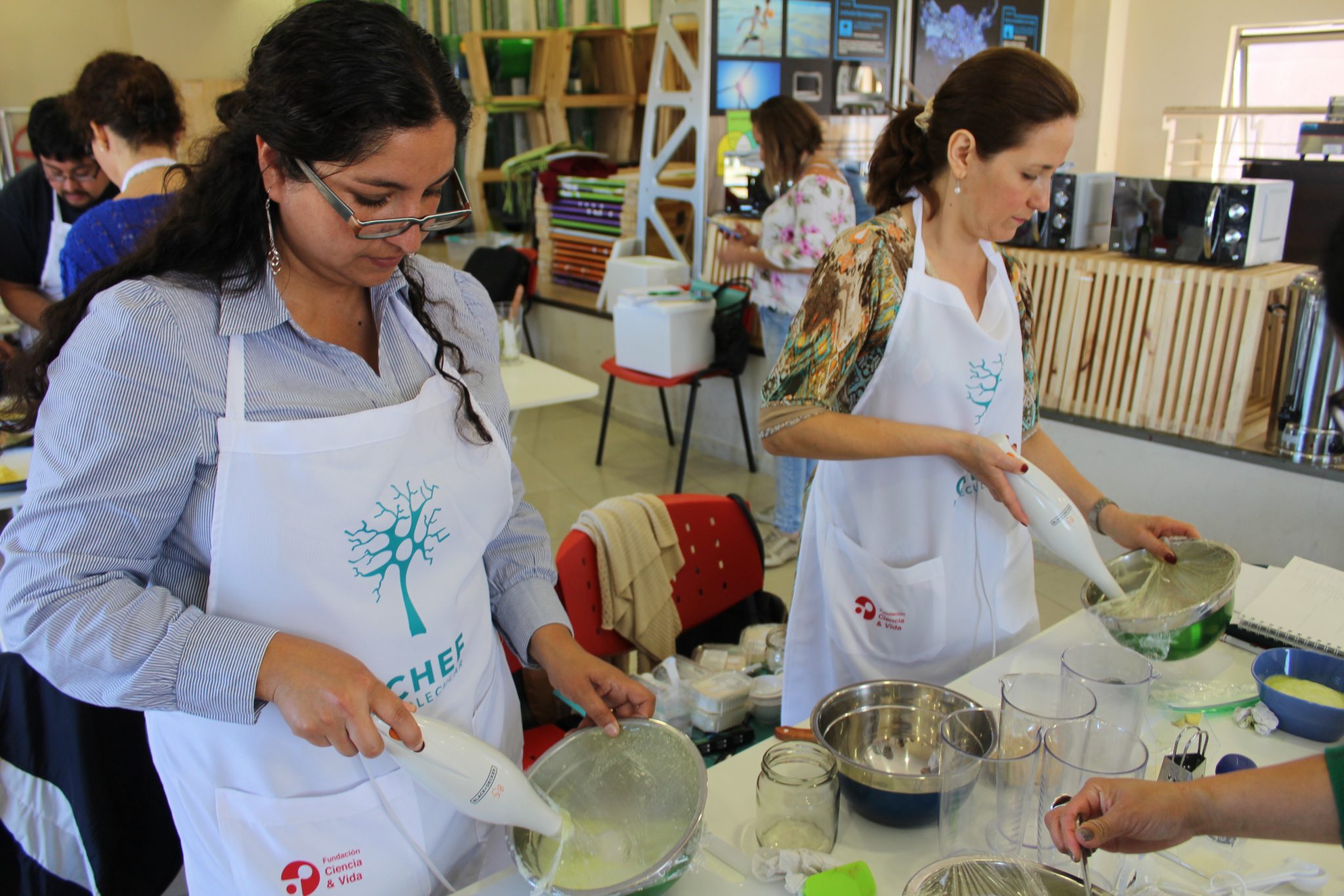 La cocina se transformó en un laboratorio de ciencias
