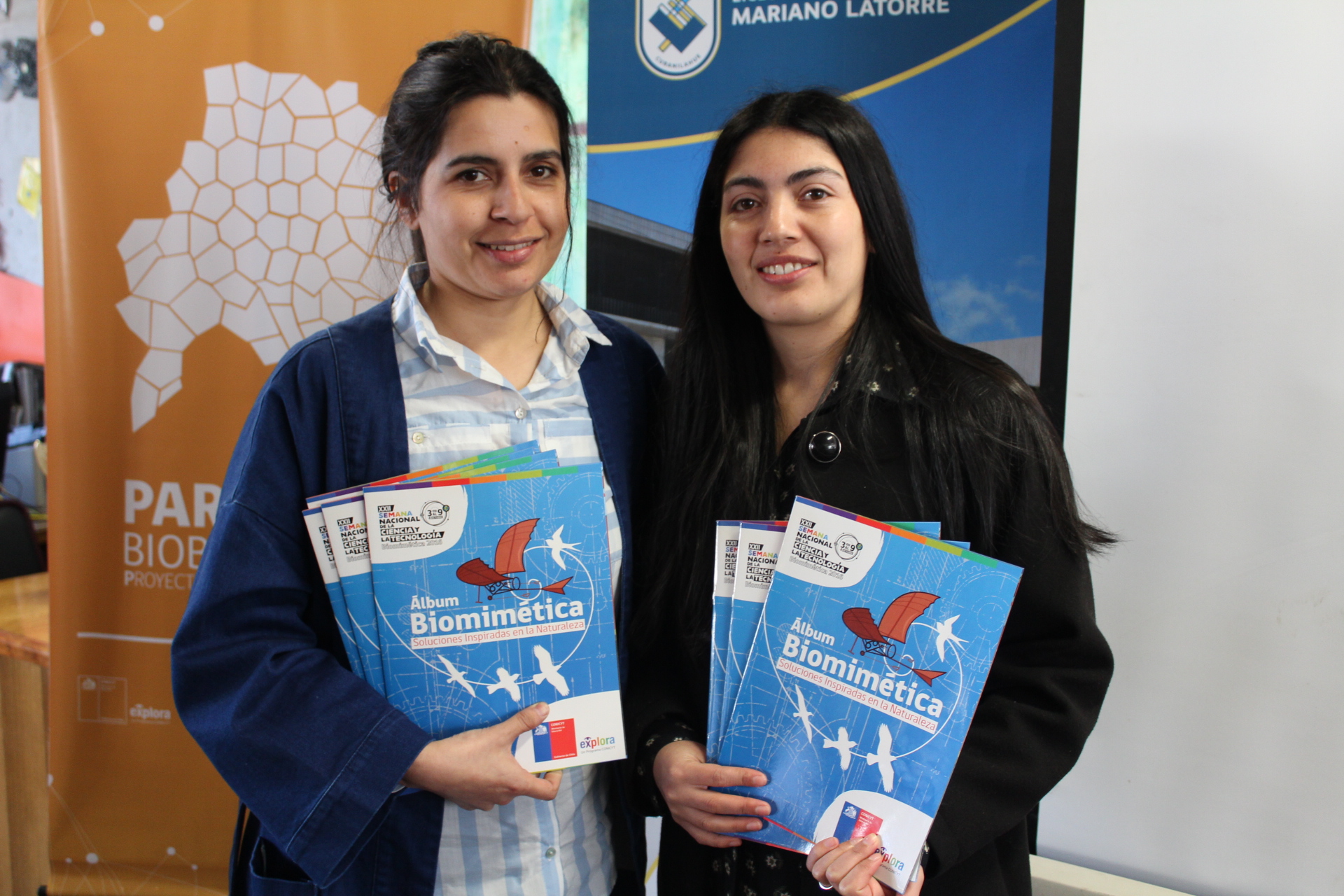 ¡Los profesores de la Provincia de Arauco ya tienen sus álbumes de biomimética!