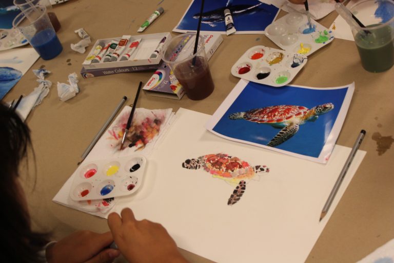 COPAS Sur-Austral realizó taller de Ilustración Científica para niños