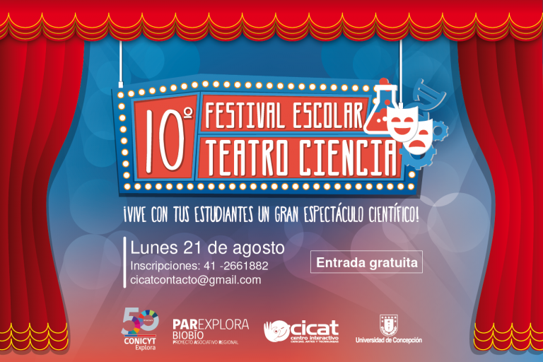 ¡Ven al 10° Festival de Teatro Ciencia con tu curso!