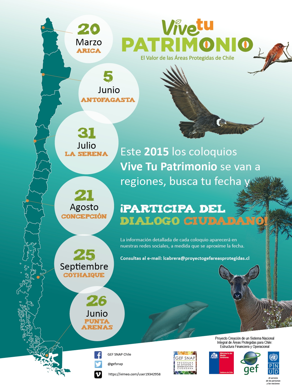 Participa del Coloquio “El valor de las áreas protegidas en la Región del Biobío”