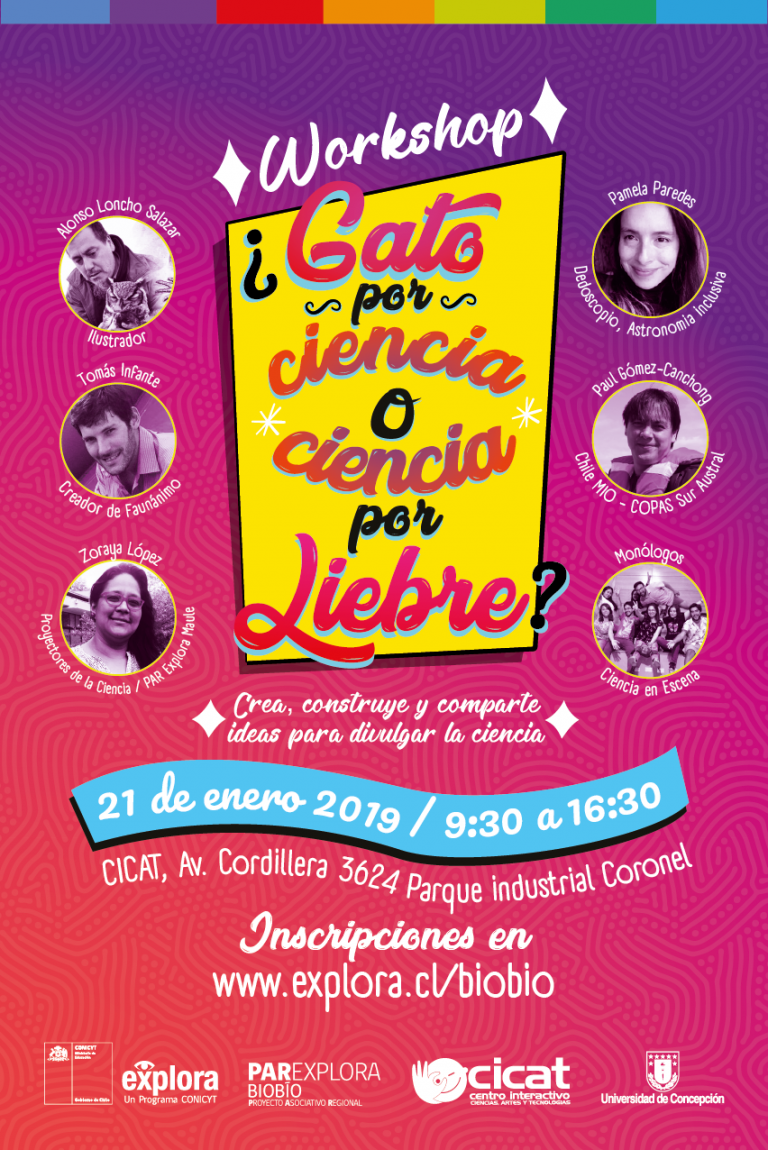 Científicos y Divulgadores: Convocatoria abierta para el workshop ¿Gato por ciencia o ciencia por liebre?