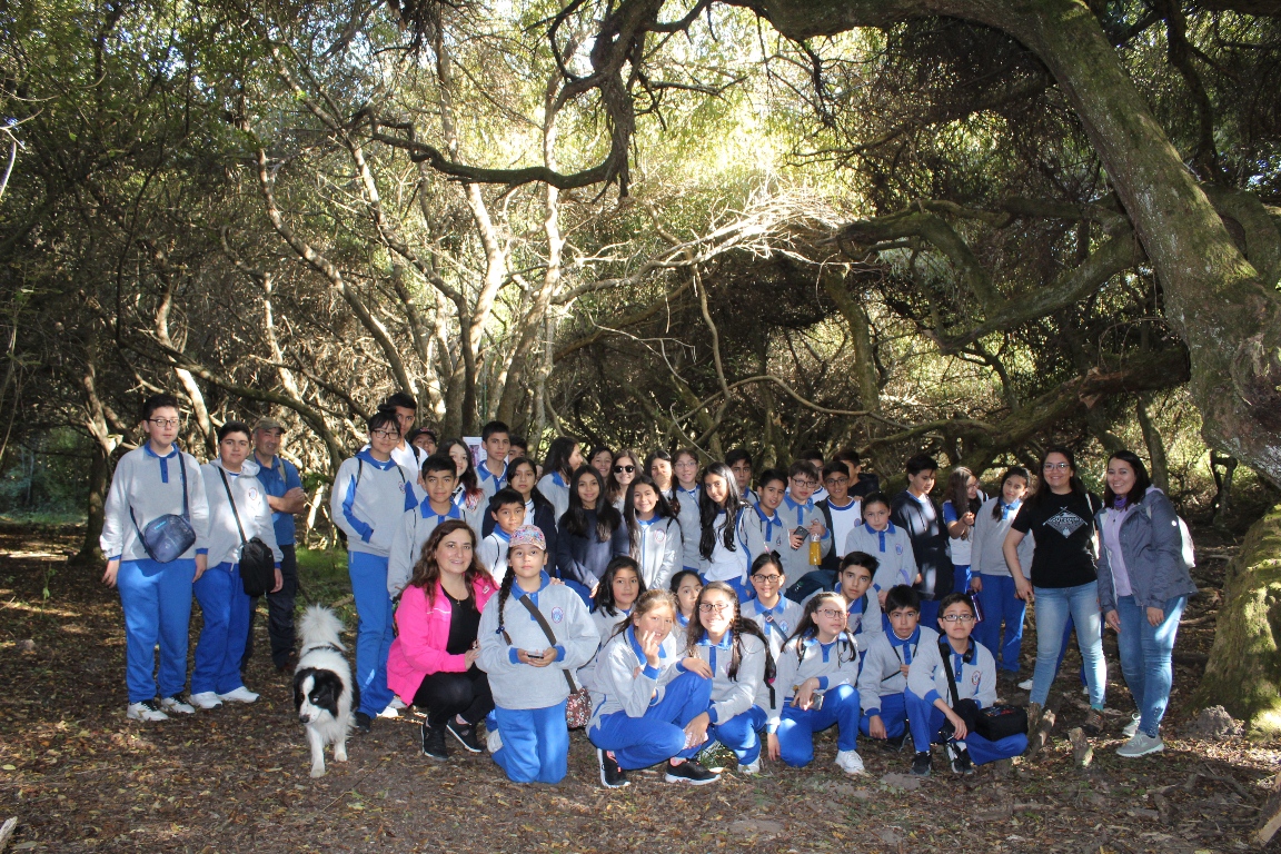 Ganadores del álbum Un gran viaje al mundo de los ¿Por qué? conocieron el Bosque esclerófilo de Hualpén