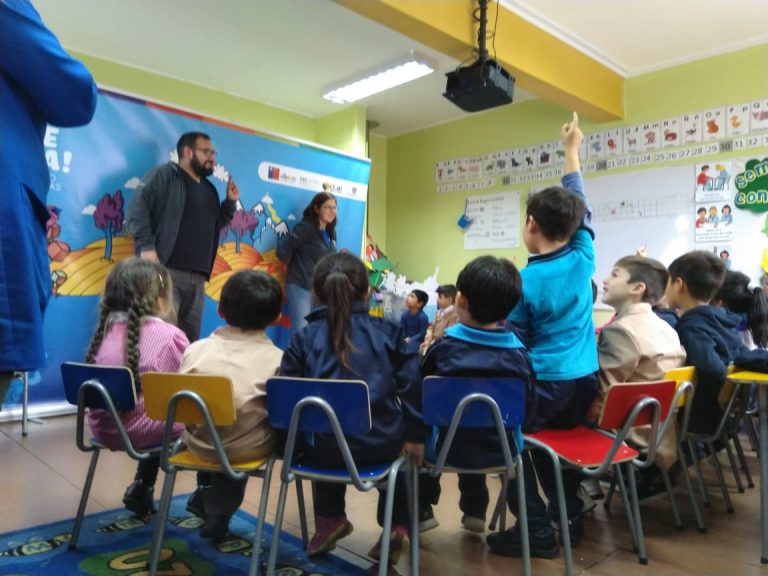 Escolares desarrollaron su creatividad con el taller Eureka, un mundo de ideas, del PAR Explora Biobío