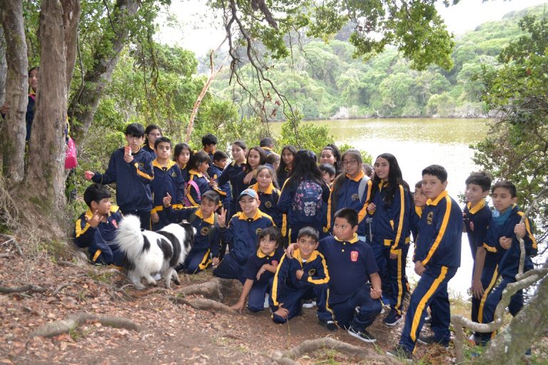 Escolares de Lebu viajaron por primera vez a Hualpén