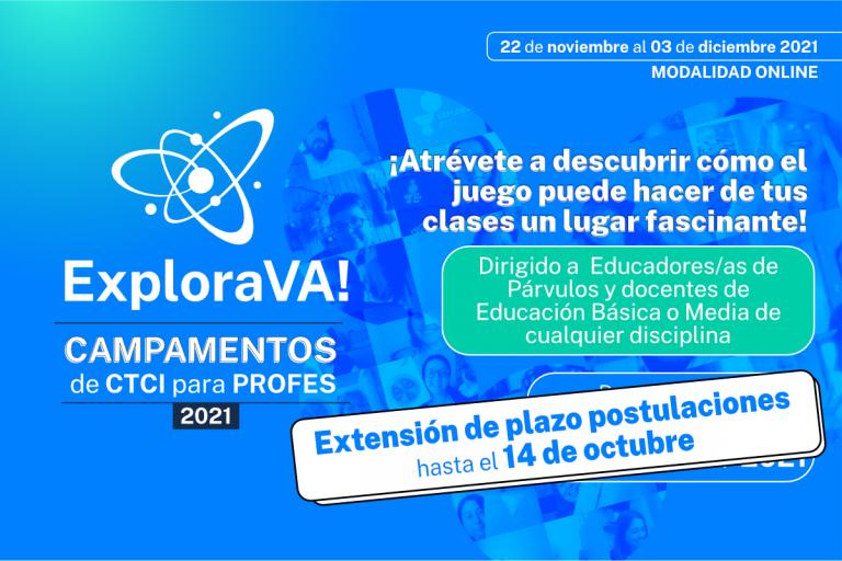 Se extiende el plazo para postular al Campamento ExploraVA! 2021