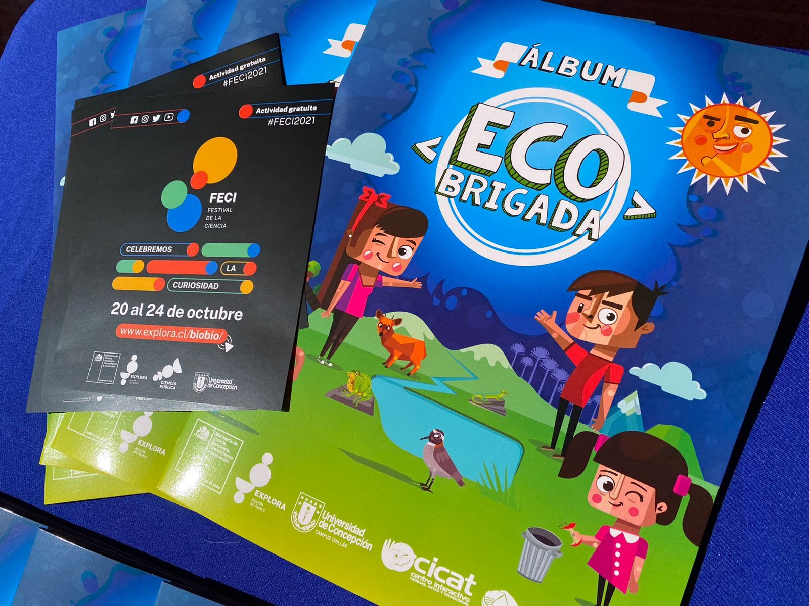 Biobío entregó Álbum Ecobrigada durante el Festival de la Ciencia