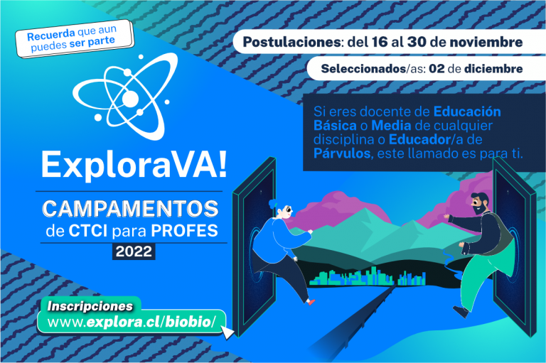 PAR BIOBÍO ABRIÓ CONVOCATORIA A CAMPAMENTO EXPLORA VA 2022