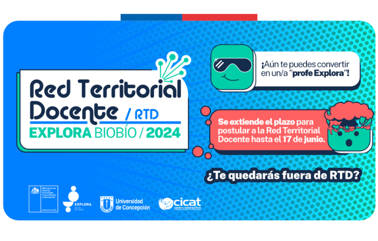 Hasta el 17 de junio podrás postular para ser un/a “profe Explora” en la “Red Territorial Docente”