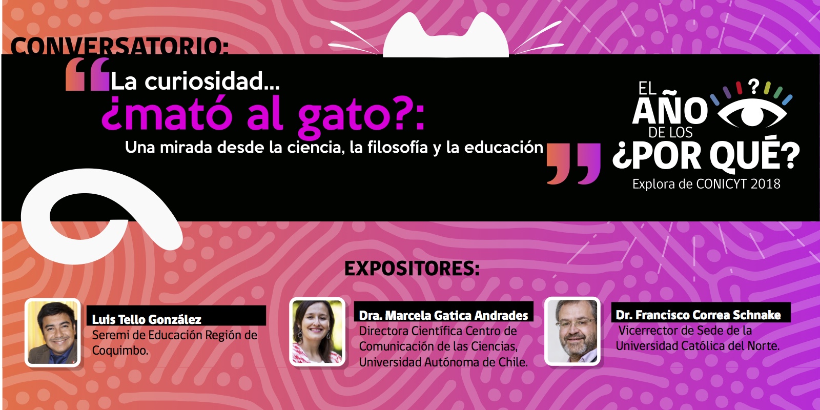 En La Serena se inaugurará el "Año de los ¿Por qué?" con un conversatorio que reunirá a destacadas personalidades locales y nacionales