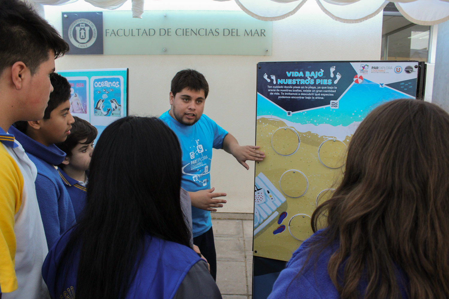 Inauguran interactiva exposición que recorrerá la región de Coquimbo mostrando la importancia del océano y su vínculo con la sociedad