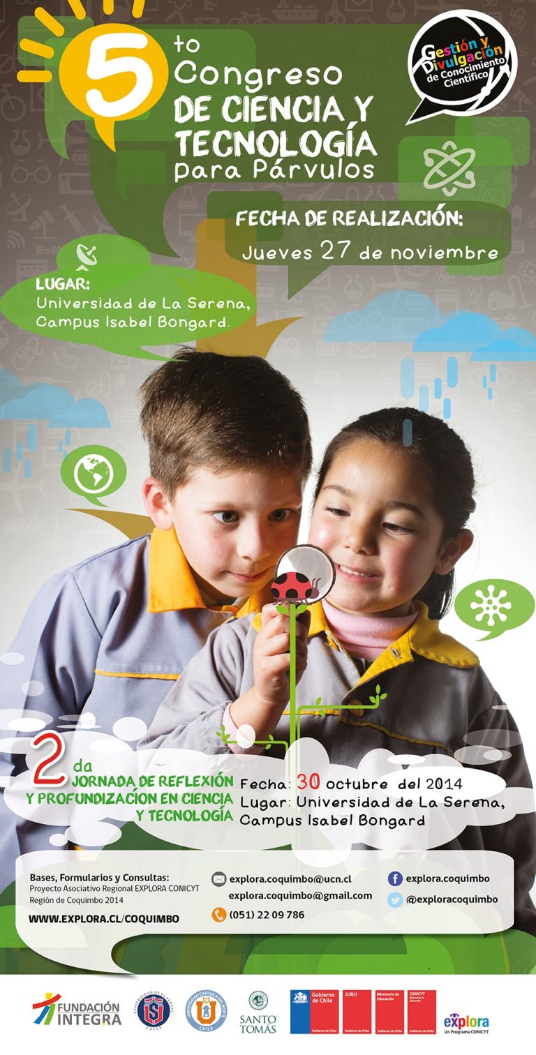 Se abren las postulaciones para el 5to Congreso de Ciencia y Tecnología para Párvulos