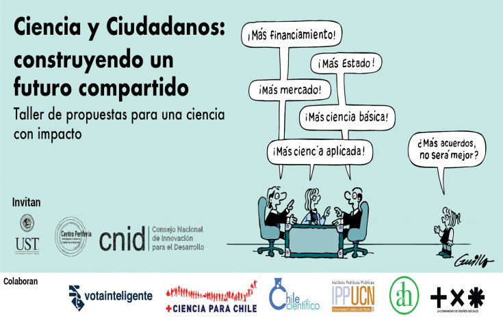 Afiche taller Ciencia y Ciudadana La Serena