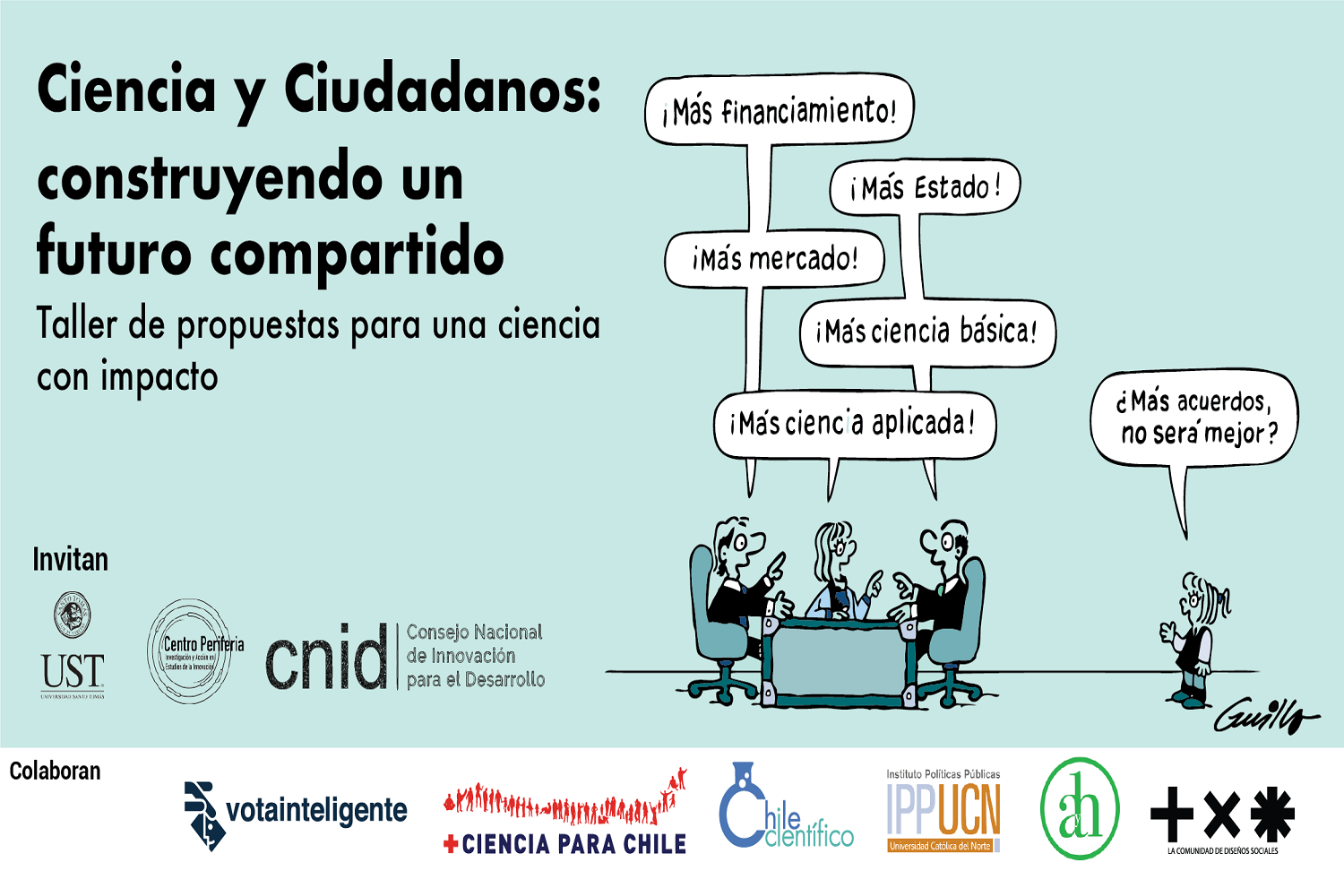 Invitan a participar del Taller “Ciencia y Ciudadanos” que se realizará en La Serena