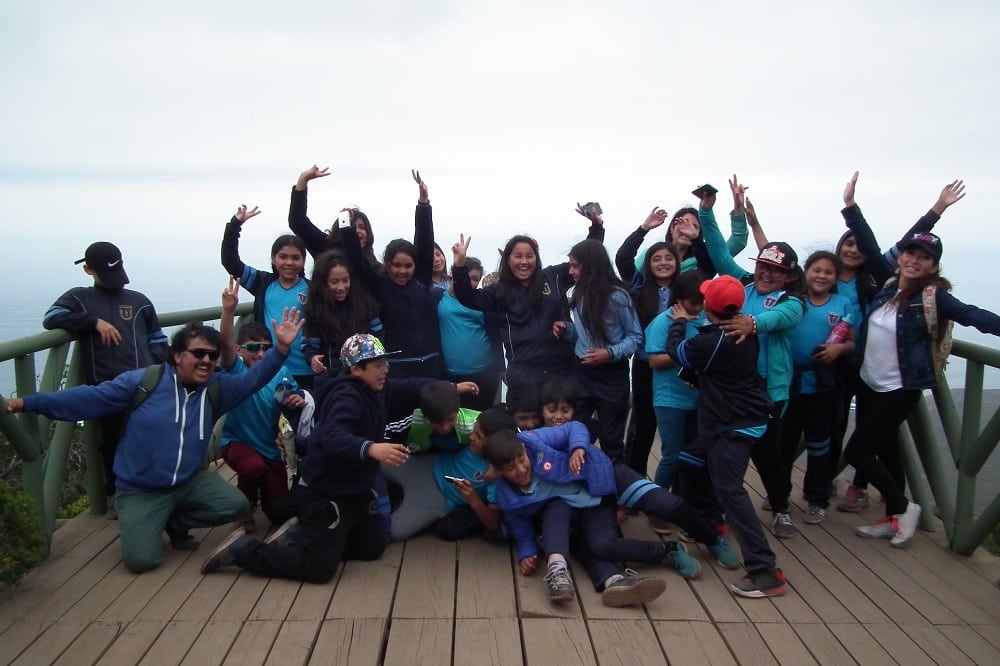 Delegaciones de la región tuvieron un día de excursión en el Parque Nacional Bosque Fray Jorge