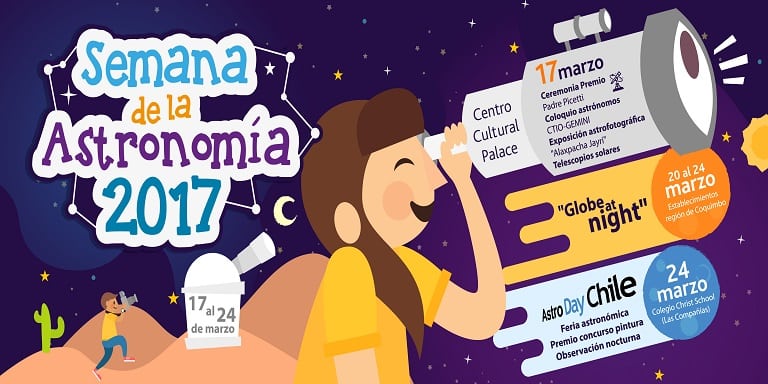 Región de Coquimbo se volcará a observar el cielo en celebración de la Semana de la Astronomía
